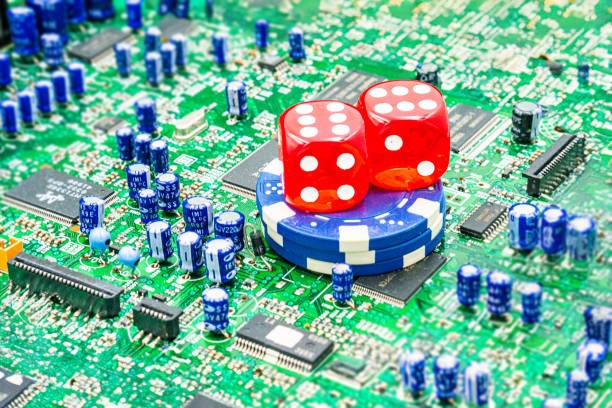 Caribbean Stud Poker table layout with dealer and player positions